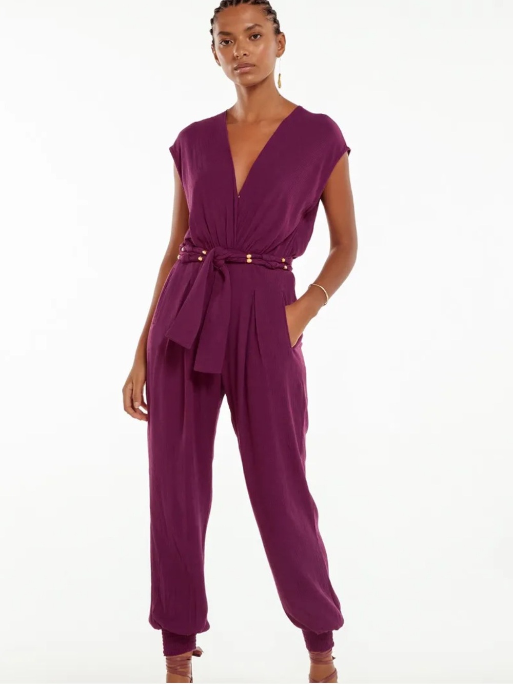 VIX Paula Hermanny Samantha Jumpsuit Size Medium